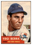 1953 Topps Baseball #104 Yogi Berra Yankees VG-EX 445658