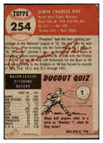 1953 Topps Baseball #254 Preacher Roe Dodgers GD-VG 445706