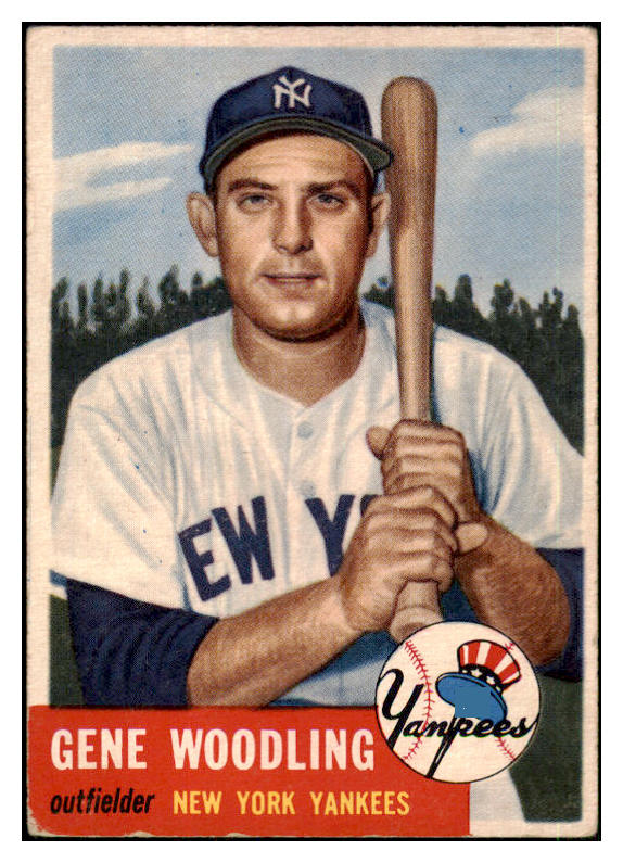 1953 Topps Baseball #264 Gene Woodling Yankees VG-EX 445717