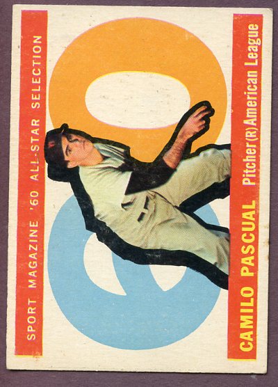 1960 Topps Baseball #569 Camilo Pascual A.S. Senators EX 445777