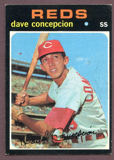 1971 Topps Baseball #014 Dave Concepcion Reds EX 445788