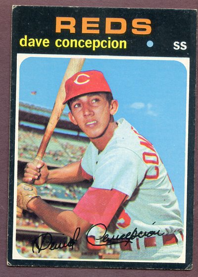 1971 Topps Baseball #014 Dave Concepcion Reds VG-EX 445807