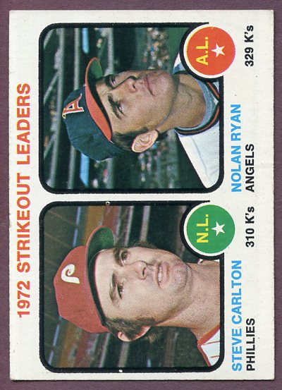 1973 Topps Baseball #067 Strike Out Leaders Nolan Ryan VG-EX 445835