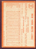 1964 Topps Baseball #027 New York Mets Team VG-EX 445933