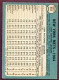 1965 Topps Baseball #551 New York Mets Team VG-EX 445960