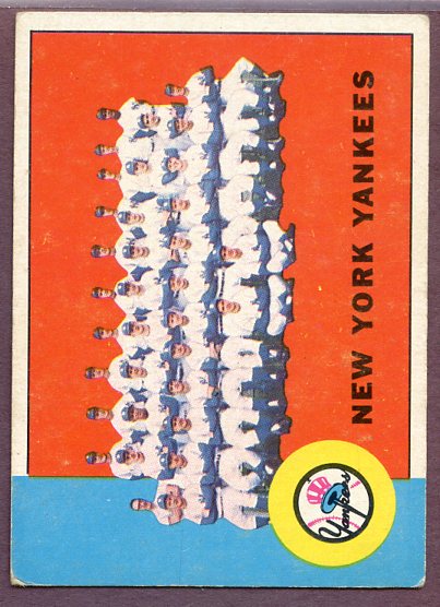 1963 Topps Baseball #247 New York Yankees Team VG-EX 445987