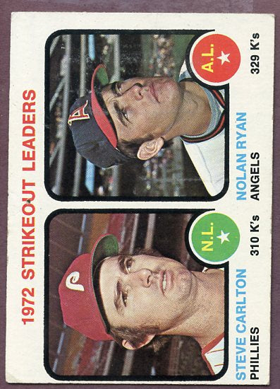 1973 Topps Baseball #067 Strike Out Leaders Nolan Ryan VG-EX 446021
