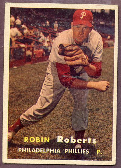 1957 Topps Baseball #015 Robin Roberts Phillies VG-EX 446048