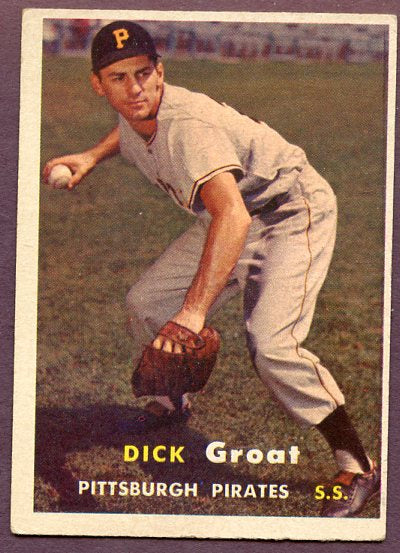 1957 Topps Baseball #012 Dick Groat Pirates VG-EX 446049