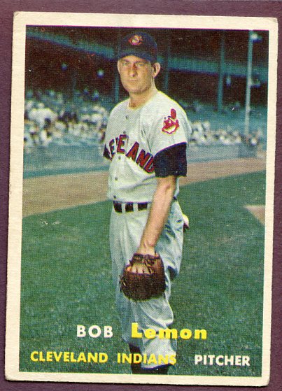 1957 Topps Baseball #120 Bob Lemon Indians VG-EX 446050