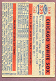 1957 Topps Baseball #329 Chicago White Sox Team VG-EX 446059