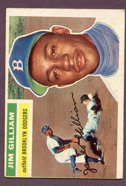 1956 Topps Baseball #280 Jim Gilliam Dodgers VG-EX 446061