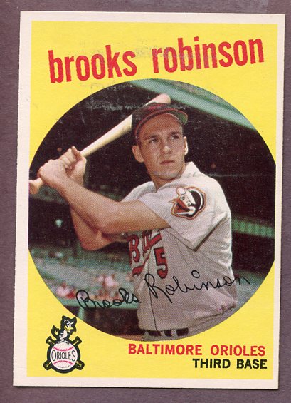 1959 Topps Baseball #439 Brooks Robinson Orioles NR-MT 446150