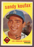 1959 Topps Baseball #163 Sandy Koufax Dodgers VG-EX/EX 446151