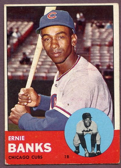 1963 Topps Baseball #380 Ernie Banks Cubs VG-EX 446173