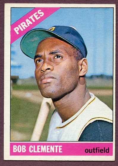 1966 Topps Baseball #300 Roberto Clemente Pirates EX 446175