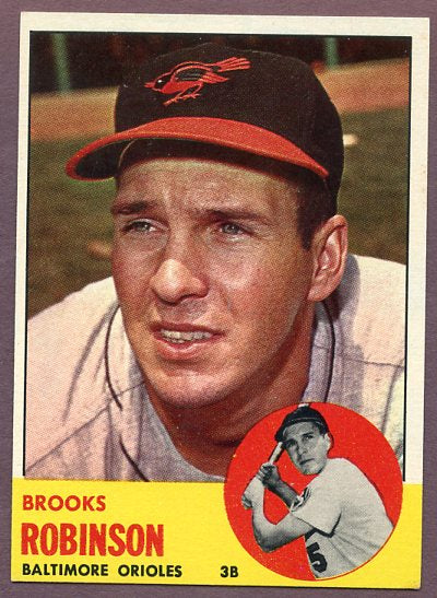 1963 Topps Baseball #345 Brooks Robinson Orioles NR-MT 446187