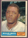 1961 Topps Baseball #150 Willie Mays Giants VG-EX/EX 446192