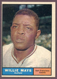 1961 Topps Baseball #150 Willie Mays Giants VG-EX/EX 446193