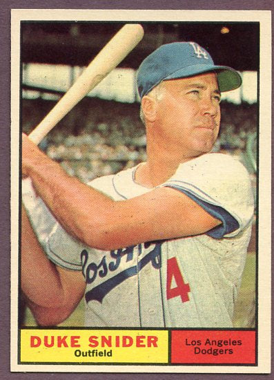 1961 Topps Baseball #443 Duke Snider Dodgers NR-MT 446194