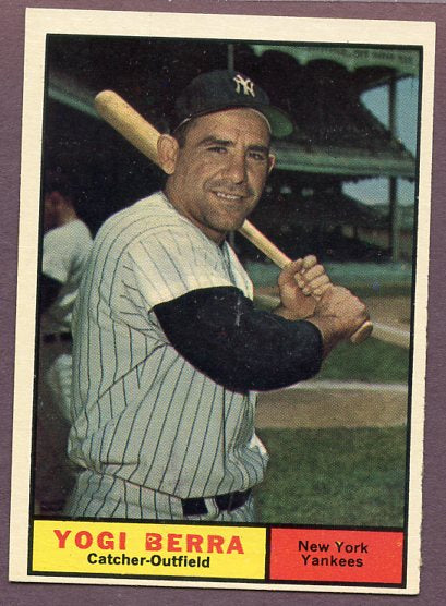 1961 Topps Baseball #425 Yogi Berra Yankees EX-MT 446196