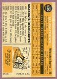 1960 Topps Baseball #420 Eddie Mathews Braves EX-MT 446208