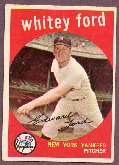 1959 Topps Baseball #430 Whitey Ford Yankees VG-EX/EX 446212