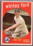 1959 Topps Baseball #430 Whitey Ford Yankees EX 446216