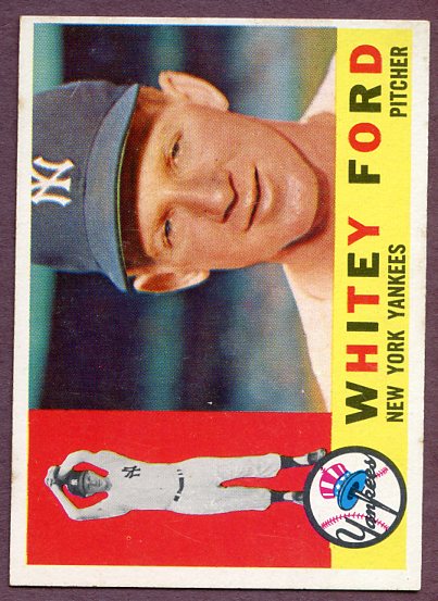 1960 Topps Baseball #035 Whitey Ford Yankees EX+/EX-MT 446257