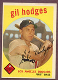 1959 Topps Baseball #270 Gil Hodges Dodgers EX+/EX-MT 446272