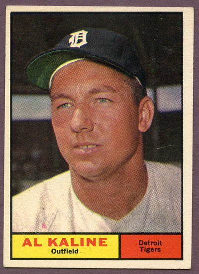 1961 Topps Baseball #429 Al Kaline Tigers EX 446307