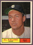 1961 Topps Baseball #429 Al Kaline Tigers EX 446307