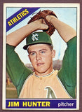 1966 Topps Baseball #036 Catfish Hunter A's VG-EX/EX 446326