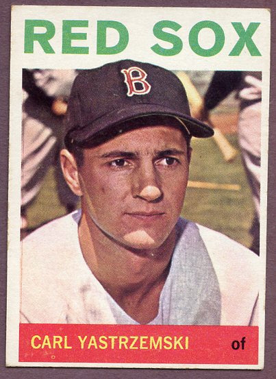 1964 Topps Baseball #210 Carl Yastrzemski Red Sox EX 446338