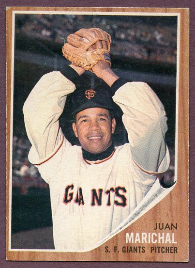 1962 Topps Baseball #505 Juan Marichal Giants EX 446346