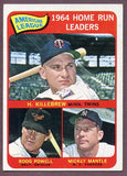 1965 Topps Baseball #003 A.L. Home Run Leaders Mickey Mantle EX+/EX-MT 446363