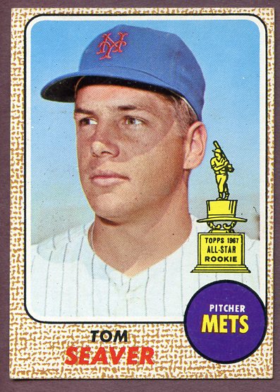 1968 Topps Baseball #045 Tom Seaver Mets EX-MT 446376
