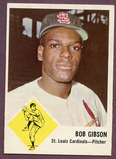 1963 Fleer Baseball #061 Bob Gibson Cardinals EX-MT 446384