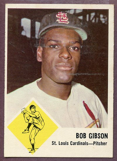 1963 Fleer Baseball #061 Bob Gibson Cardinals EX-MT 446388