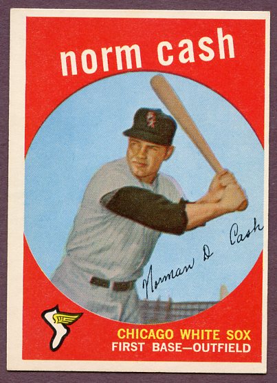 1959 Topps Baseball #509 Norm Cash White Sox EX+/EX-MT 446392