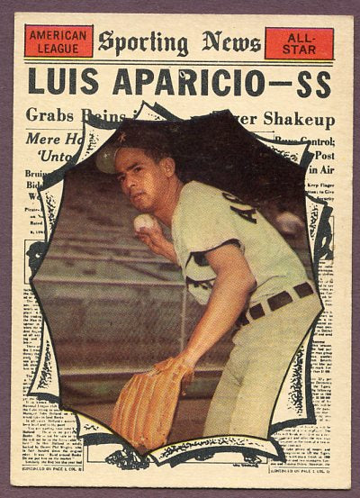1961 Topps Baseball #574 Luis Aparicio A.S. White Sox EX-MT 446395