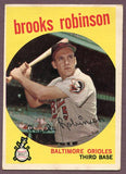 1959 Topps Baseball #439 Brooks Robinson Orioles VG-EX 446404