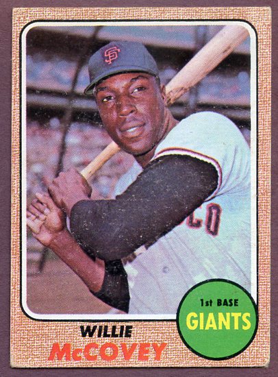 1968 Topps Baseball #290 Willie McCovey Giants VG-EX 446408