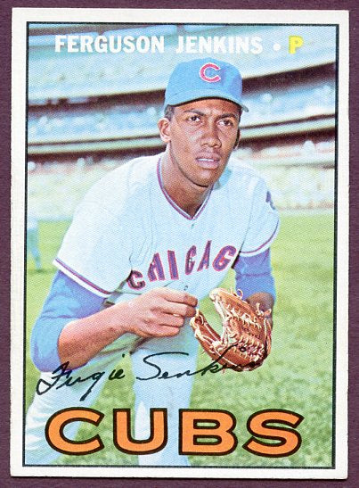 1967 Topps Baseball #333 Fergie Jenkins Cubs EX-MT 446419