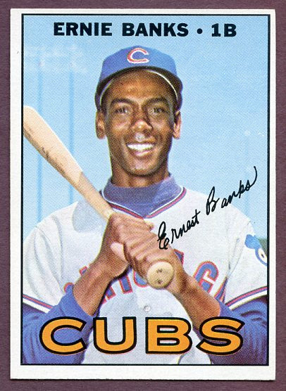 1967 Topps Baseball #215 Ernie Banks Cubs EX-MT 446420