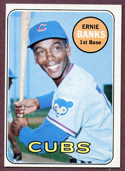 1969 Topps Baseball #020 Ernie Banks Cubs EX+/EX-MT 446427