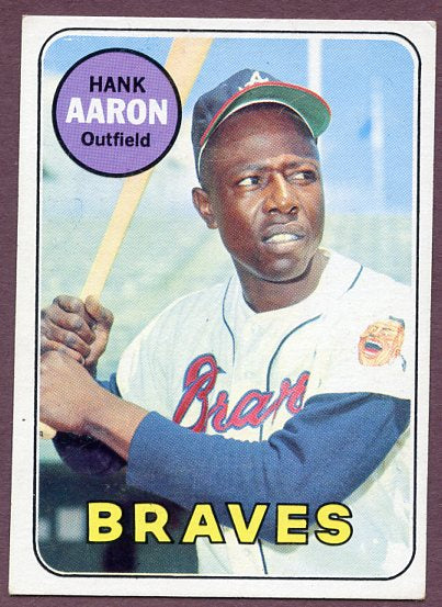 1969 Topps Baseball #100 Hank Aaron Braves VG-EX/EX 446431
