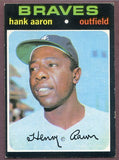 1971 Topps Baseball #400 Hank Aaron Braves VG-EX 446444