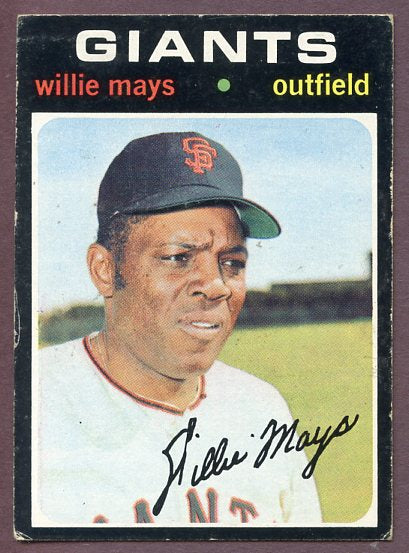 1971 Topps Baseball #600 Willie Mays Giants VG-EX 446445
