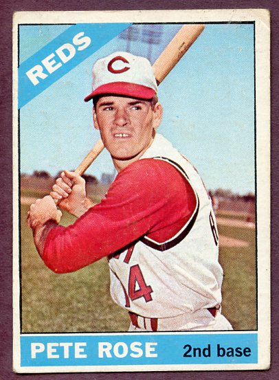 1966 Topps Baseball #030 Pete Rose Reds Good 446457